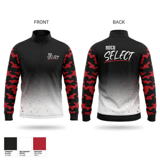 Quarter Zip Jacket, NOCO Select, Men's Basketball, Teamtime, Team time, sublimation, custom sports apparel, team uniforms, spirit wear, spiritwear, sports uniforms, custom shirts, team store, custom team store, fundraiser sports, apparel fundraiser