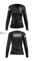 Sheriff Emergency Response Team 5060810 Women's Long Sleeve V-neck Shirt - 31