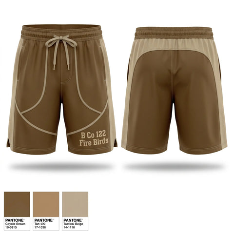 Athletic Shorts With Pockets, B Co 122 Fire Birds, Army, Teamtime, Team time, sublimation, custom sports apparel, team uniforms, spirit wear, spiritwear, sports uniforms, custom shirts, team store, custom team store, fundraiser sports, apparel fundraiser