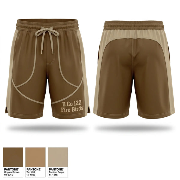 Athletic Shorts With Pockets, B Co 122 Fire Birds, Army, Teamtime, Team time, sublimation, custom sports apparel, team uniforms, spirit wear, spiritwear, sports uniforms, custom shirts, team store, custom team store, fundraiser sports, apparel fundraiser
