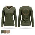 United States Border Patrol 56342499 Women's Long Sleeve V-neck Shirt - 1