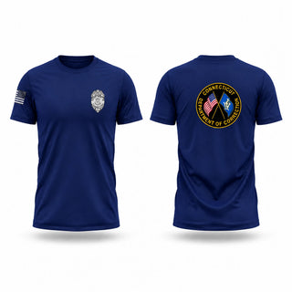 Old School Cotton Feel Shirt, Connecticut department of corrections, Police, Teamtime, Team time, sublimation, custom sports apparel, team uniforms, spirit wear, spiritwear, sports uniforms, custom shirts, team store, custom team store, fundraiser sports, apparel fundraiser
