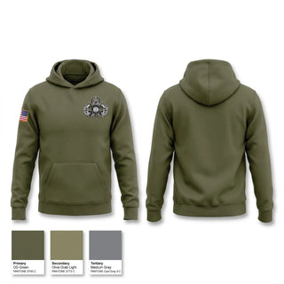 Hoodie, Charlie Co., 422 CA BN AIRBORNE, Army, Teamtime, Team time, sublimation, custom sports apparel, team uniforms, spirit wear, spiritwear, sports uniforms, custom shirts, team store, custom team store, fundraiser sports, apparel fundraiser