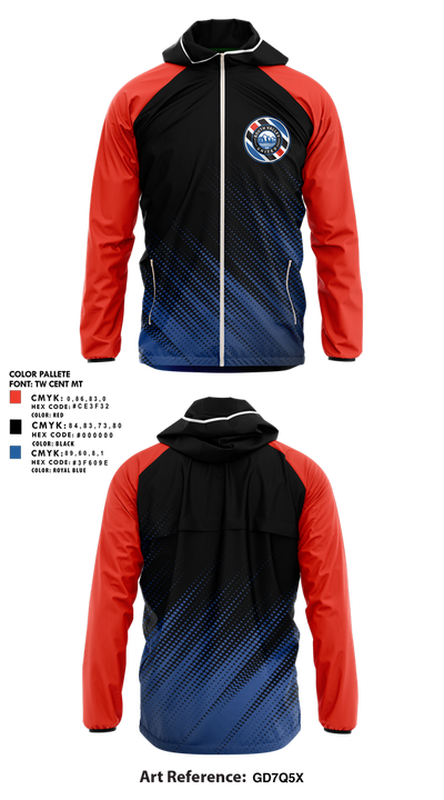 South Valley United 668271 Windbreaker - 3