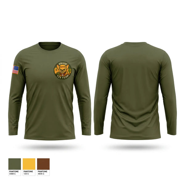 Long Sleeve Performance Shirt, 4ESC, Army, Teamtime, Team time, sublimation, custom sports apparel, team uniforms, spirit wear, spiritwear, sports uniforms, custom shirts, team store, custom team store, fundraiser sports, apparel fundraiser