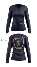 Marathon Fire Rescue Women's Long Sleeve V-neck Shirt - 23