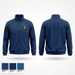 Windbreaker, Piscataway Township Police Department, Police, Teamtime, Team time, sublimation, custom sports apparel, team uniforms, spirit wear, spiritwear, sports uniforms, custom shirts, team store, custom team store, fundraiser sports, apparel fundraiser