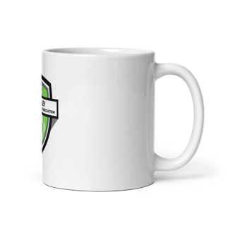 Crowley Independent Soccer Association 80091222 White Glossy Mug - Small