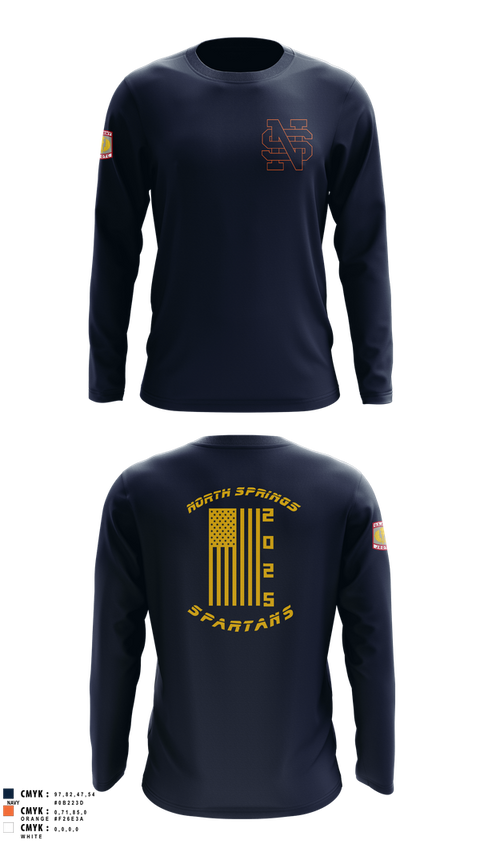 Long Sleeve Performance Shirt, Spartans, Cross Country, Teamtime, Team time, sublimation, custom sports apparel, team uniforms, spirit wear, spiritwear, sports uniforms, custom shirts, team store, custom team store, fundraiser sports, apparel fundraiser