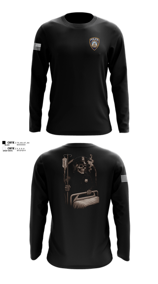 Long Sleeve Performance Shirt, , Police, Teamtime, Team time, sublimation, custom sports apparel, team uniforms, spirit wear, spiritwear, sports uniforms, custom shirts, team store, custom team store, fundraiser sports, apparel fundraiser