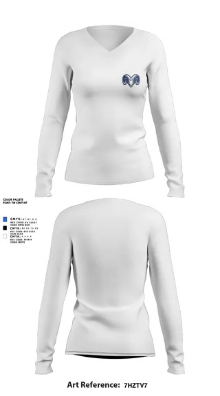 Womens Long Sleeve Vneck Shirt, Ramsay, Softball, Teamtime, Team time, sublimation, custom sports apparel, team uniforms, spirit wear, spiritwear, sports uniforms, custom shirts, team store, custom team store, fundraiser sports, apparel fundraiser