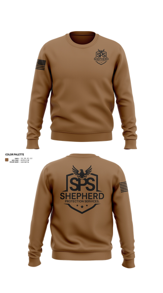 Crew Neck Sweatshirt, SHEPHERD PROTECTION SERVICES, , Teamtime, Team time, sublimation, custom sports apparel, team uniforms, spirit wear, spiritwear, sports uniforms, custom shirts, team store, custom team store, fundraiser sports, apparel fundraiser