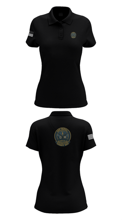 USS TRIPOLI 21275636 Women's Short Sleeve Performance Polo  - 33