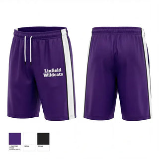 Athletic Shorts With Pockets, Linfield Wildcats, , Teamtime, Team time, sublimation, custom sports apparel, team uniforms, spirit wear, spiritwear, sports uniforms, custom shirts, team store, custom team store, fundraiser sports, apparel fundraiser