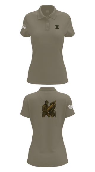Womens Short Sleeve Performance Polo, 2/11 Battery H, Marines, Teamtime, Team time, sublimation, custom sports apparel, team uniforms, spirit wear, spiritwear, sports uniforms, custom shirts, team store, custom team store, fundraiser sports, apparel fundraiser