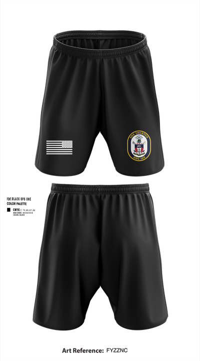 USS TRUXTUN DDG 103 86868328 Athletic Shorts With Pockets - 121