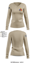 49th Armored 63475164 Women's Long Sleeve V-neck Shirt - 2