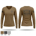 926 EN BDE 8514064 Women's Long Sleeve V-neck Shirt - 1