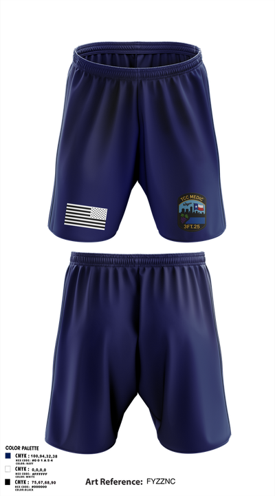 TCC Paramedic Class 3FT.25 86359977 Athletic Shorts With Pockets - 4