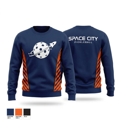 Space City Pickleball Crew Neck Sweatshirt - 2