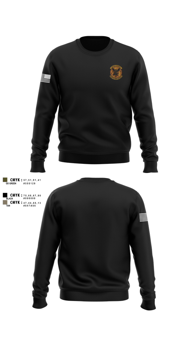 Crew Neck Sweatshirt, 18 SFS FLY AWAY SECURITY, Air Force, Teamtime, Team time, sublimation, custom sports apparel, team uniforms, spirit wear, spiritwear, sports uniforms, custom shirts, team store, custom team store, fundraiser sports, apparel fundraiser