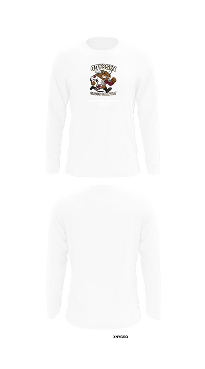 Odyssey Institute Cross Country 1328234 Long Sleeve Performance Shirt 8
