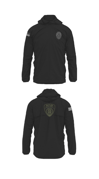 Windbreaker, Butler Police Department, Police, Teamtime, Team time, sublimation, custom sports apparel, team uniforms, spirit wear, spiritwear, sports uniforms, custom shirts, team store, custom team store, fundraiser sports, apparel fundraiser