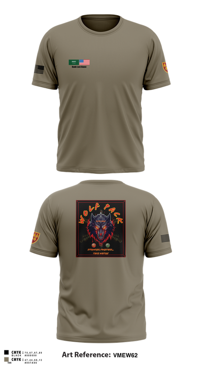 Wolf PAC-🚀🚀🚀 3395688 Short Sleeve Performance Shirt - 8