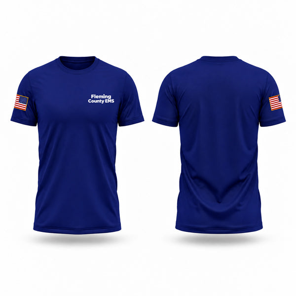 Fleming County EMS Short Sleeve Performance Shirt - 1