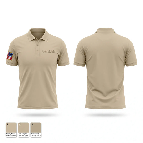 Short Sleeve Performance Polo, Constable, Police, Teamtime, Team time, sublimation, custom sports apparel, team uniforms, spirit wear, spiritwear, sports uniforms, custom shirts, team store, custom team store, fundraiser sports, apparel fundraiser