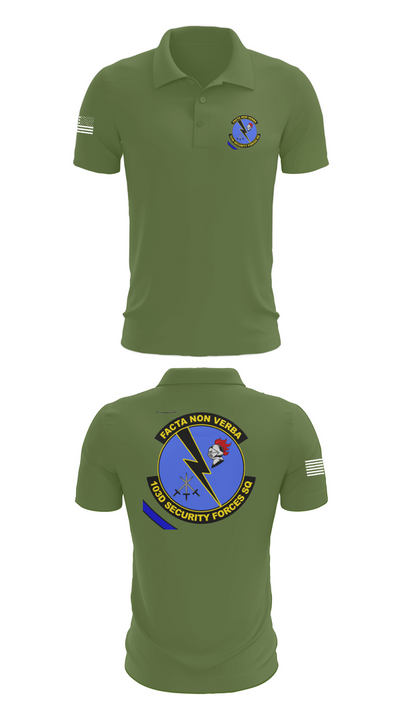 103d SECURITY FORCES SQUADRON 19845829 Short Sleeve Performance Polo - 47