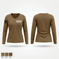 63rd CEC-I 42415422 Women's Long Sleeve V-neck Shirt - 1