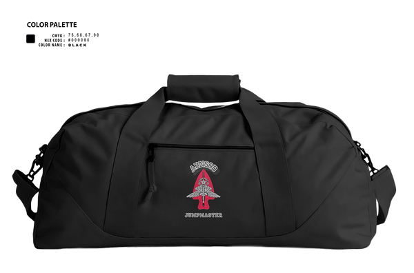Duffle Bag, ABNSOD, Army, Teamtime, Team time, sublimation, custom sports apparel, team uniforms, spirit wear, spiritwear, sports uniforms, custom shirts, team store, custom team store, fundraiser sports, apparel fundraiser