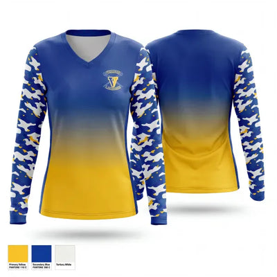 Vernon 67758087 Women's Long Sleeve V-neck Shirt - 1