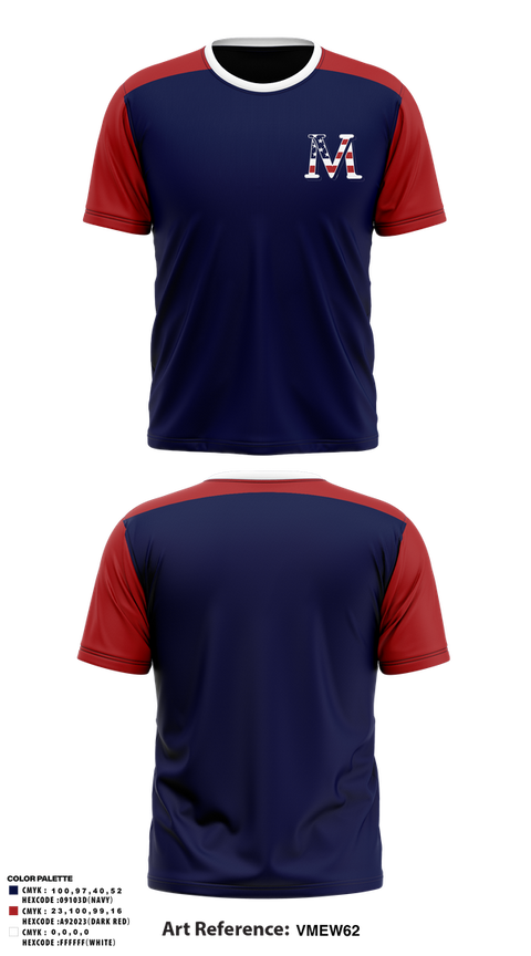 Short Sleeve Performance Shirt, Veterans Memorial Eagles, Baseball, Teamtime, Team time, sublimation, custom sports apparel, team uniforms, spirit wear, spiritwear, sports uniforms, custom shirts, team store, custom team store, fundraiser sports, apparel fundraiser