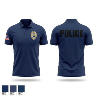 Short Sleeve Performance Polo, , Police, Teamtime, Team time, sublimation, custom sports apparel, team uniforms, spirit wear, spiritwear, sports uniforms, custom shirts, team store, custom team store, fundraiser sports, apparel fundraiser