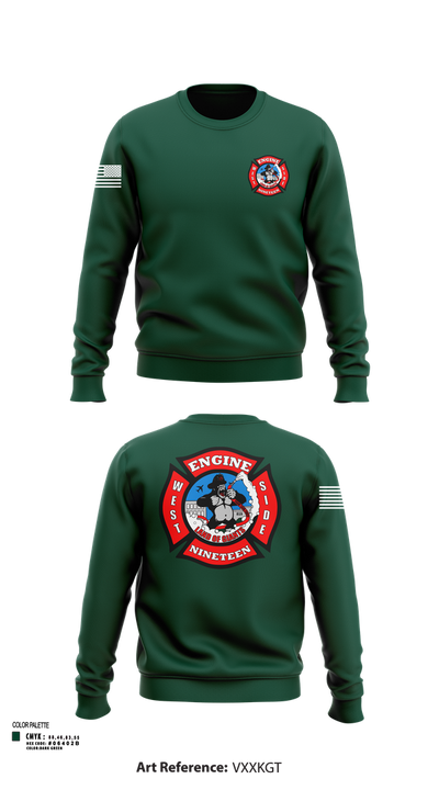 Station 19 Crew Neck Sweatshirt - 102