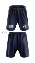 Rainbow City Police Department Athletic Shorts With Pockets - 22