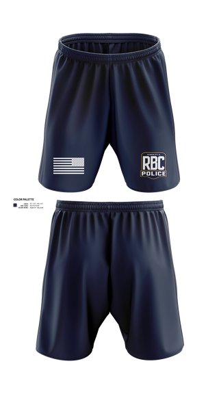 Athletic Shorts With Pockets, Rainbow City Police Department, Police, Teamtime, Team time, sublimation, custom sports apparel, team uniforms, spirit wear, spiritwear, sports uniforms, custom shirts, team store, custom team store, fundraiser sports, apparel fundraiser