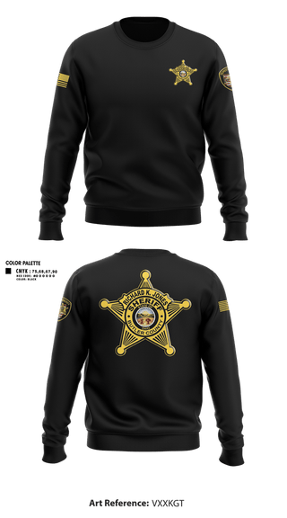 Crew Neck Sweatshirt, Butler County Sheriff’s Office, Police, Teamtime, Team time, sublimation, custom sports apparel, team uniforms, spirit wear, spiritwear, sports uniforms, custom shirts, team store, custom team store, fundraiser sports, apparel fundraiser
