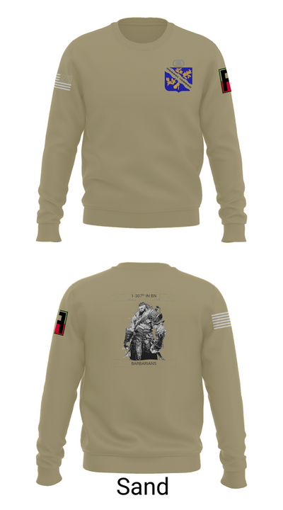 1-306th IN BN 86635313 Crew Neck Sweatshirt - 85