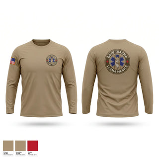 Long Sleeve Performance Shirt, DSTB Trauma Llama Medics, Army, Teamtime, Team time, sublimation, custom sports apparel, team uniforms, spirit wear, spiritwear, sports uniforms, custom shirts, team store, custom team store, fundraiser sports, apparel fundraiser