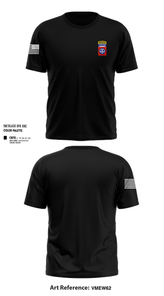 Short Sleeve Performance Shirt, 82nd airborne Division, , Teamtime, Team time, sublimation, custom sports apparel, team uniforms, spirit wear, spiritwear, sports uniforms, custom shirts, team store, custom team store, fundraiser sports, apparel fundraiser