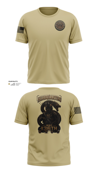 Old School Cotton Feel Shirt, HHC 136th ESB, Army, Teamtime, Team time, sublimation, custom sports apparel, team uniforms, spirit wear, spiritwear, sports uniforms, custom shirts, team store, custom team store, fundraiser sports, apparel fundraiser