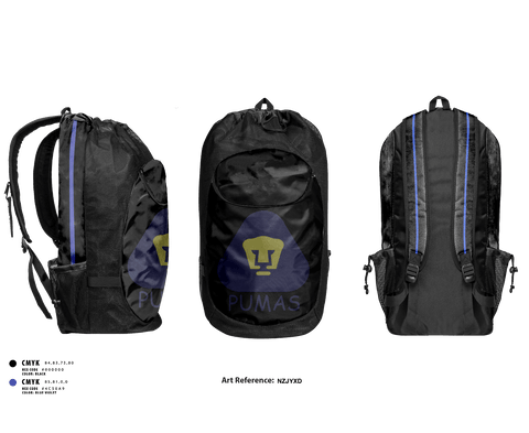 Gear Bag, Pumas, Men's Soccer, Teamtime, Team time, sublimation, custom sports apparel, team uniforms, spirit wear, spiritwear, sports uniforms, custom shirts, team store, custom team store, fundraiser sports, apparel fundraiser