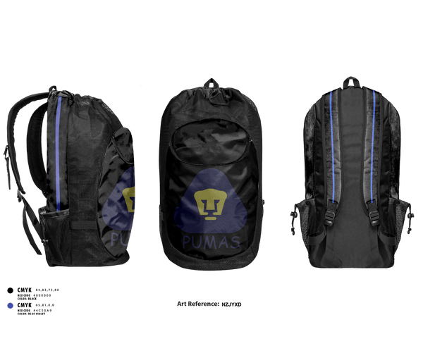 Gear Bag, Pumas, Men's Soccer, Teamtime, Team time, sublimation, custom sports apparel, team uniforms, spirit wear, spiritwear, sports uniforms, custom shirts, team store, custom team store, fundraiser sports, apparel fundraiser