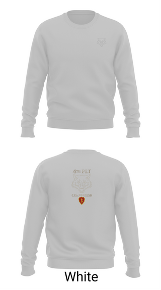 Crew Neck Sweatshirt, C Co. 524 DSSB, Army, Teamtime, Team time, sublimation, custom sports apparel, team uniforms, spirit wear, spiritwear, sports uniforms, custom shirts, team store, custom team store, fundraiser sports, apparel fundraiser