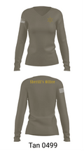 BLUE MACAW 78879889 Women's Long Sleeve V-neck Shirt - 11