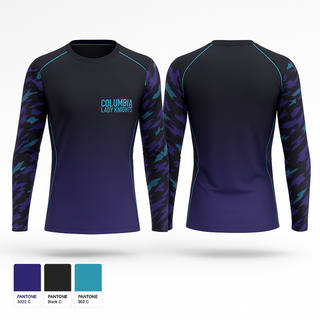 Long Sleeve Performance Shirt, Columbia Lady Knights, Cheer, Teamtime, Team time, sublimation, custom sports apparel, team uniforms, spirit wear, spiritwear, sports uniforms, custom shirts, team store, custom team store, fundraiser sports, apparel fundraiser