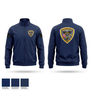 Windbreaker, GENTRYVILLE POLICE DEPARTMENT, Police, Teamtime, Team time, sublimation, custom sports apparel, team uniforms, spirit wear, spiritwear, sports uniforms, custom shirts, team store, custom team store, fundraiser sports, apparel fundraiser
